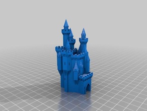 tibo's castle buildings & structures customized 3d print model - Mito3D