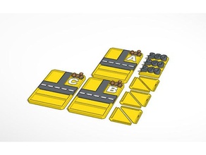 Straße 6 - base Spiele moes low-poly Monopol 3d print model - Mito3D