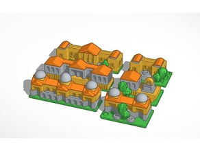 strada 7 - edifici giochi moes low poly il monopolio 3d print model - Mito3D