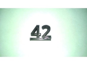 42 Requisiten 3d print model - Mito3D