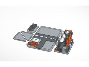 electric company, aux bâtiments et à la base jeux les critères d'efficacité du low poly monopole 3d print model - Mito3D