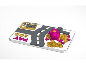 income tax games moes low poly monopoly 3d print model - Mito3D