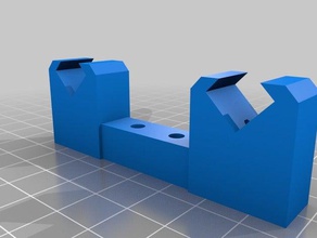 dual square rail mount 3d printing 3d print model - Mito3D