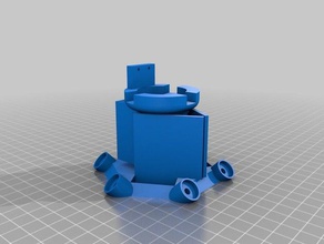 delta effector 3d printer parts magnet 3d print model - Mito3D