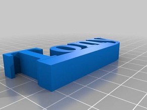tony segni e loghi 3d print model - Mito3D