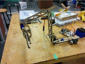 braccio del robot di diy progetto arduino il fai da te asta spinta robotica servo semplice 3d print model - Mito3D