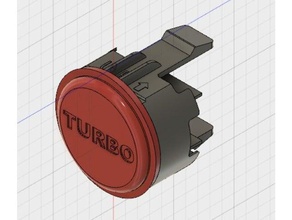 toyota prius c ficticio de inicio botón turbo la automoción el falso 3d print model - Mito3D