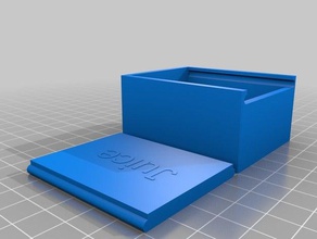meine custom-Saft-box Container kundengebundene 3d print model - Mito3D