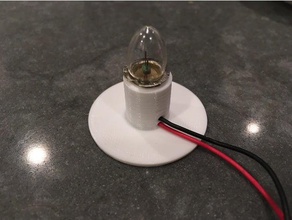 flashlight light bulb base incandescent electronics lighting 3d print model - Mito3D