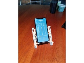 telefone universal dock stand celular ajustável carregamento galaxy s9 o google pixel iphone x samsung s8+ 3d print model - Mito3D