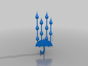 yağmur işaretler ve logolar 3d print model - Mito3D