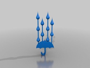 rain signs & logos 3d print model - Mito3D