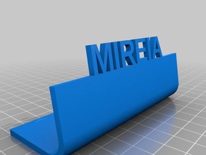 my customized experiment progress sign mireia signs & logos 3d print model - Mito3D