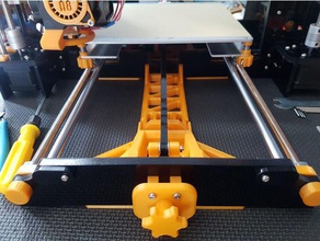 anet a8 - front frame brace extra support 3d printer accessories remix stability stabilizer y-axis 3d print model - Mito3D