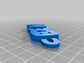 el edén llaveros personalizado 3d print model - Mito3D