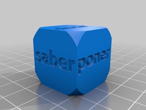 verbos2 dice customized 3d print model - Mito3D