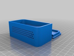 my customized parametric enclosure lid electronics 3d print model - Mito3D