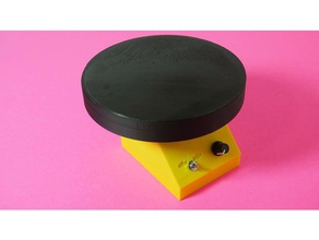 diy motorized turntable-Foto - & video-version 20 Elektronik servo-motor turntable video-Produktion 3d print model - Mito3D