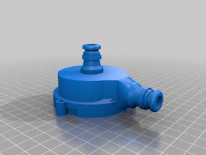 washing machine pump fast coupling hoses kitchen & dining beer brewing 3d print model - Mito3D