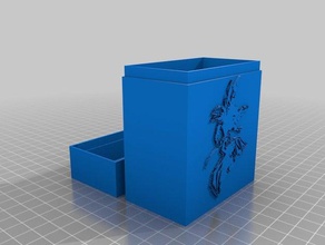 yugioh card box dark magician office customized 3d print model - Mito3D