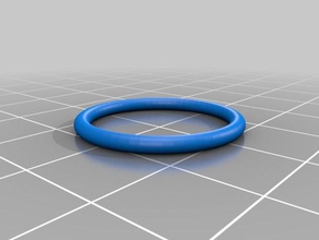 mon personnalisés o-sonnerie créer votre propre o-rings pièces personnalisé 3d print model - Mito3D