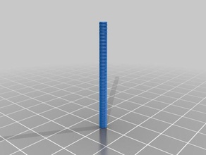my customized threaded rod 1 parts 3d print model - Mito3D