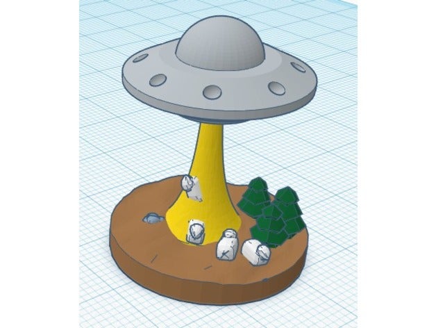 ufo soyguncu 3d baskı boardgame yerleşimciler catan 3D print model - Mito3D