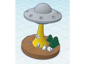 ufo robber 3d printing boardgame settlers catan 3d print model - Mito3D