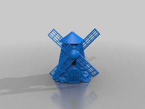 windmill final - you netherlands buildings & structures 3d print model - Mito3D