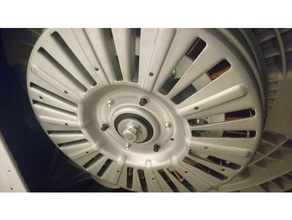 lg direct-drive washer rotor do motor de hub peças substituição máquina lavar roupa 3d print model - Mito3D