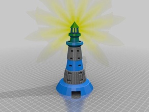 lighthouse 1916 buildings & structures 3d print model - Mito3D