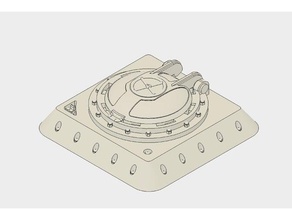 hatch - stc de diseño las estructuras edificios escenografía warhammer 40k 3d print model - Mito3D