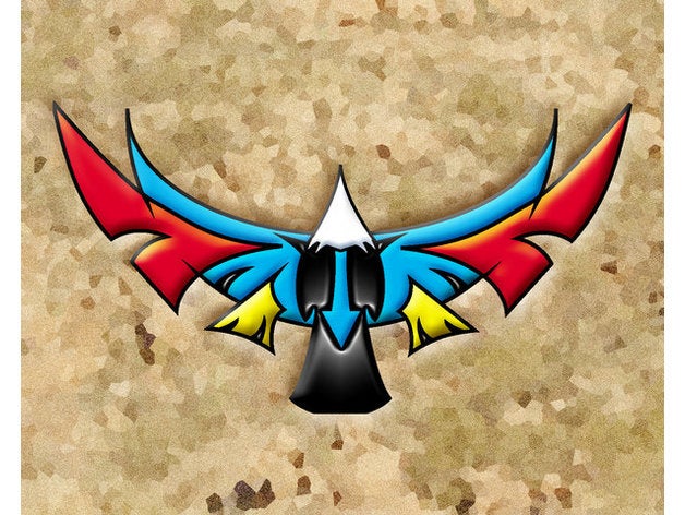 zuni eagle fetish animals hawk indian native american totem 3D print model - Mito3D