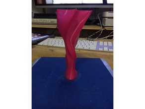 oddly cool looking vase decor odd spiral mode 3d print model - Mito3D