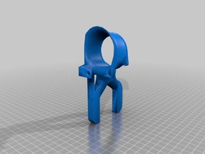blower mount 3d printer accessories duct fan 3d print model - Mito3D