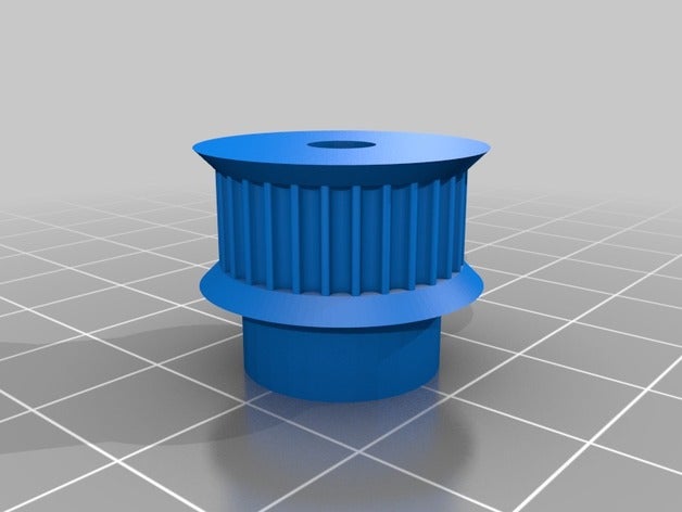 29t gt2 pulley 2 3d printer parts customized 3D print model - Mito3D