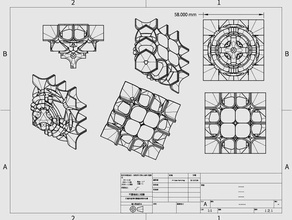 mc4 4x4x4 cube mechanism puzzles 3d print model - Mito3D
