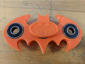 batman fidget giratório mecânico de brinquedos 608 rolamento logotipo do símbolo bottop mão spinner 3d print model - Mito3D