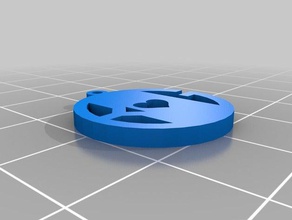 özel monogram kolye bg takı özelleştirilmiş 3d print model - Mito3D