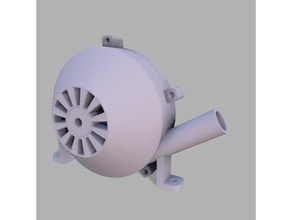 ufo-motore a turbina di ingegneria aria motore fusion 360 3d print model - Mito3D
