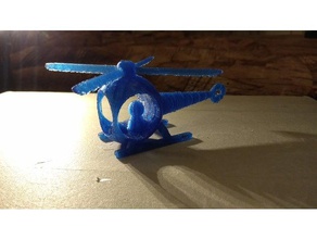 helicóptero de brinquedo brinquedos & games 3d print model - Mito3D
