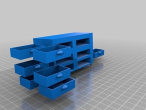 escala micro, garagem ferramenta de cabenet A impressão 3d 3d print model - Mito3D