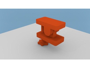 mini tornillo de la abrazadera herramientas mano banco 3d print model - Mito3D