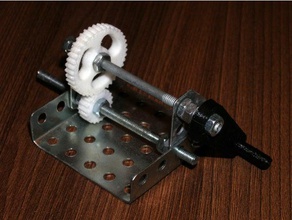Getriebe metallic-Konstruktor engineering 3d print model - Mito3D