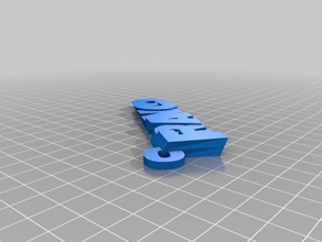 franco Schlüsselanhänger kundengebundene 3d print model - Mito3D