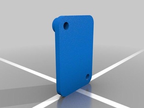 servo horn backplate fms r c vehicles 1450mm mustang p-51d plate screwplate spare 3d print model - Mito3D