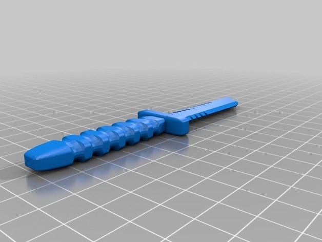 combat knife props 3D print model - Mito3D
