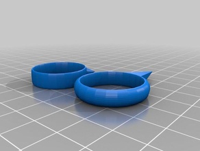multi anillo los anillos picos 3d print model - Mito3D