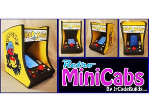 retro mini cabs joystick-Topper 3d-drucken arcade arcade-cabinet retro-arcade 3d print model - Mito3D
