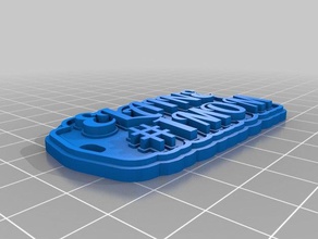 elainemom keychains customized 3d print model - Mito3D
